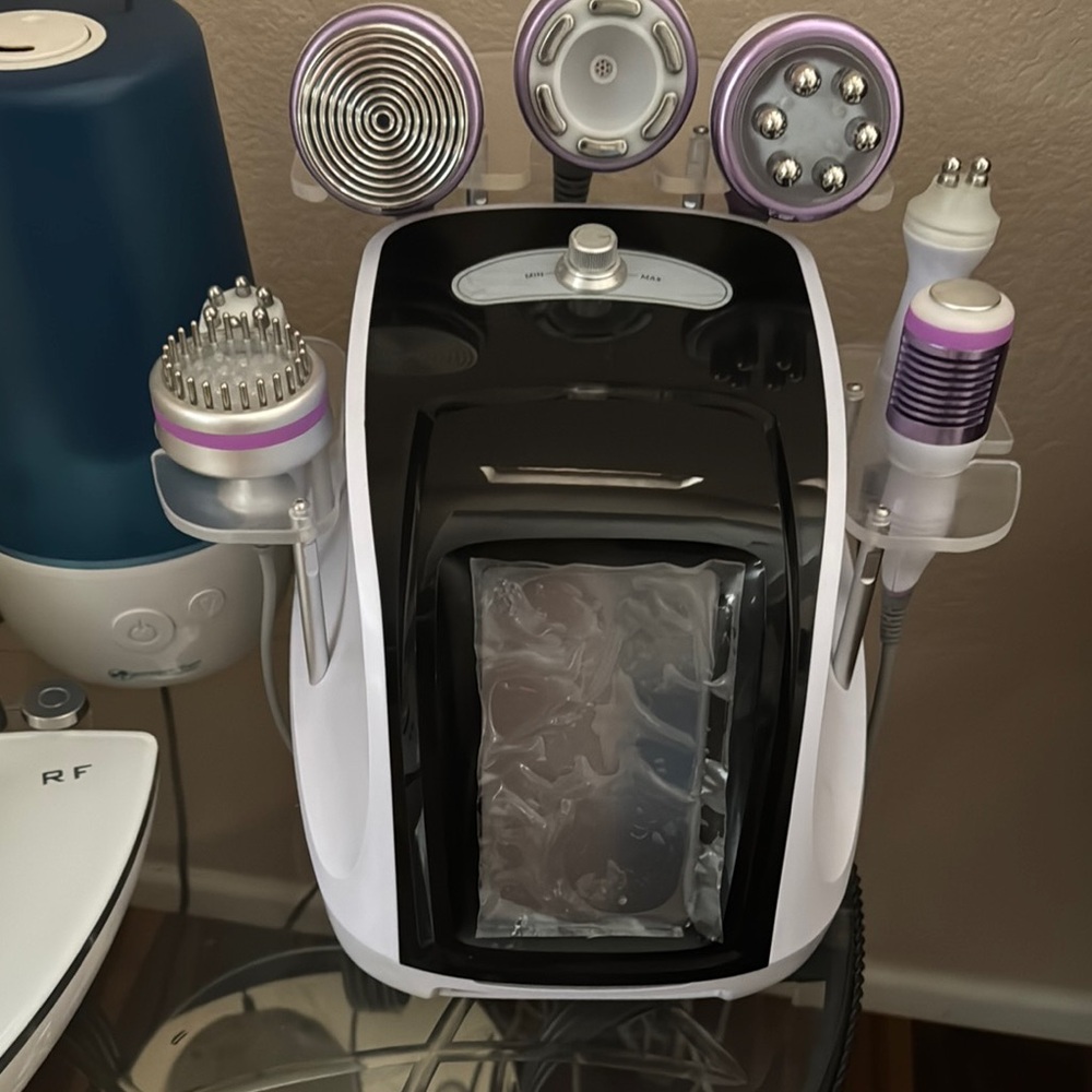 Professional Beauty Machine with Purple Accents